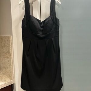 White House Black Market Women's Size 6 Sheath Dress Black Stretch